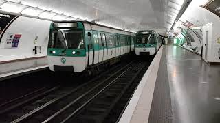 MF77  A la station Félix Faure sur la ligne 8 du métro parisien [upl. by Eerpud]