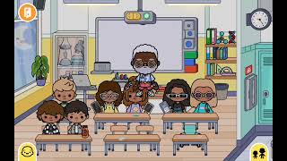 Hazels First Day Of School Roleplay In Toca World [upl. by Alethea]