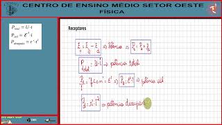 ELETRODINÂMICA Receptores Elétricos [upl. by Assirrac]