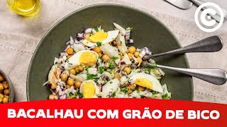 Sabor Classico e Autentico de Bacalhau com Grão de Bico [upl. by Assirahs]