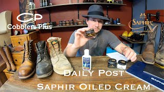 Daily Post Saphir Oiled Cream Saphir Greasy Cream [upl. by Norina]