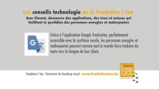 Google Traduction une application accessible pour les personnes déficientes visuelles [upl. by Anirazc]