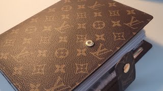 HR Manager A5 Work Planner ft Louis Vuitton GM Agenda amp Cloth amp Paper inserts [upl. by Carrington]