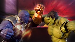 Avengers Stop Motion  Thanos Fight [upl. by Novets]