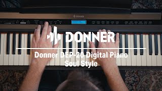 Soul style solo with Donner DEP20 Digital Piano I Donner Spotlight [upl. by Misha126]