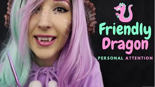 ASMR  FRIENDLY DRAGON  Fascination with You  Personal Attention Soft Spoken [upl. by Lucinda]