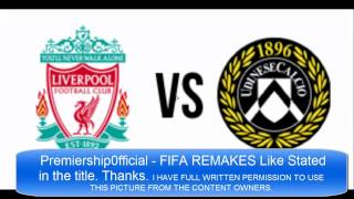 Liverpool vs Udinese 10 Shelvey Goal Full Highlights04102012 Fifa remake HD [upl. by Gibb]