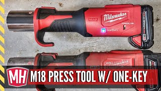 Milwaukee M18 FORCE LOGIC Press Tool wONEKEY 2922 Review [upl. by Dennett311]