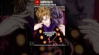 Dios World a Dio Brando Case Study jojosbizzareadventure [upl. by Tnaryb]