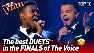 SPECTACULAR DUETS in the Finals of The Voice  TOP 10 [upl. by Klinger]