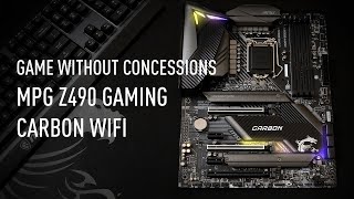 Game without concessions with the MSI MPG Z490 GAMING CARBON WIFI  Gaming Motherboard  MSI [upl. by Wachter735]