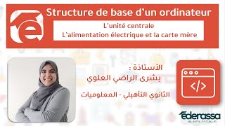 lunité centrale lalimentation électrique et la carte mère [upl. by Yeldoow]