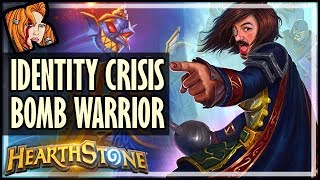 Identity Crisis Bomb Warrior  Rise of Shadows Hearthstone [upl. by Eedyah]