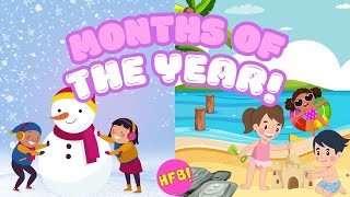 Months of the Year  Kids Songs [upl. by Froma]