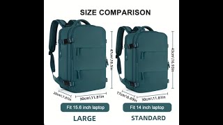 Multifunktionaler Rucksack für Handgepäck und Laptop mit USBLadeanschluss [upl. by Itida]