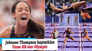 Olympics 2024 Katarina JohnsonThompson admits she had one of her best days in the heptathlon [upl. by Gilson410]