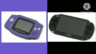 Comparació entre AGB 001 Game Boy Advance i PCH1001 PlayStation Vita [upl. by Mcnamara80]