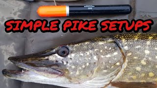 Pike Fishing Basics  Float Ledger and Running Ledger Rigs [upl. by Anyel]