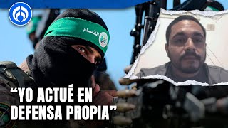 Mexicano en Israel relata cómo abatió a un miliciano de Hamas quotYo sólo tenía un cuchilloquot [upl. by Drofyar372]