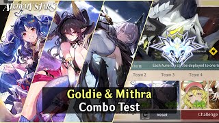 Alchemy Stars Desolation Codex  Mithra amp Goldie Combo Test [upl. by Pitzer]