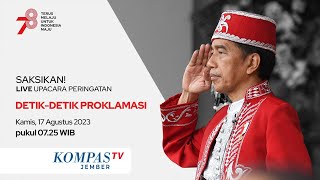 LIVE  Upacara Peringatan DetikDetik Proklamasi Kemerdekaan RI 17 Agustus 2023 Istana Merdeka [upl. by Cecily]