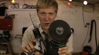 Build a JET ENGINE using only a DRILL GRINDER and duck tape NO WELDING [upl. by Ahsrop]