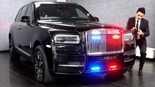 2022 NEW Rolls Royce Cullinan ARMORED  Klassen BUNKER Black FULL Review Interior Exterior [upl. by Cr]