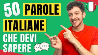 VOCABOLARIO ITALIANO 50 Parole Italiane Che Dovresti Sapere Sub ITA  Imparare l’Italiano [upl. by Catherine]