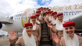 Emirates A380 welcomes record visitors at ILA Berlin 2018  Emirates Airline [upl. by Anitan]