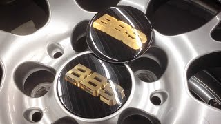 BBS Wheels Real vs Fake Center Cap Comparison [upl. by Recneps]