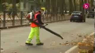 Ramassage des feuilles et branches après la tempête [upl. by Junna]