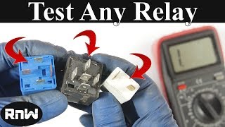 How to Test a 3 4 or 5 Pin Relay  With or Without a Diagram [upl. by Oderfliw]