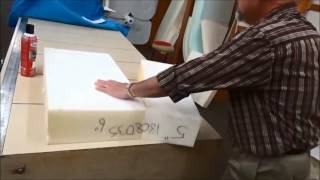 Upholstery Basics Making Large or Unusually Shaped Foam Inserts [upl. by Melvin559]