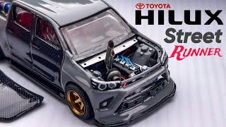 Toyota Hilux Street Runner Majorette Custom [upl. by Nosnek]