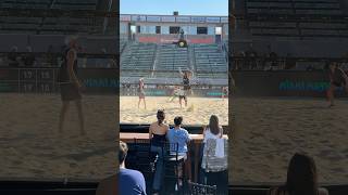 Trevor Crabb 1919 3rd set against Taylor beachvolleyball avp [upl. by Jeannine971]