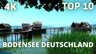 BODENSEE  TOP 10  muss man gesehen haben TOP REISEZIELE in Deutschland [upl. by Nitfa]