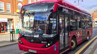 FRV  NEW LONDON BUS S2 ST HELIER STATION  EPSOM LG73FPK SEe310 [upl. by Chemosh]