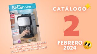 Catálogo Betterware Febrero 2024 [upl. by Aihtenyc]