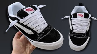 How to Lace Knu Skool Vans Perfectly [upl. by Cagle]