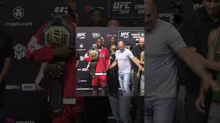 Leon Edwards vs Belal Muhammad First Faceoff [upl. by Meter763]