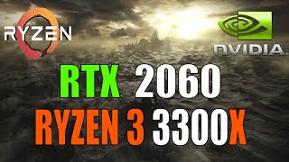 RYZEN 3 3300X  RTX 2060  8 PC GAMES TEST at 1080P [upl. by Stretch423]