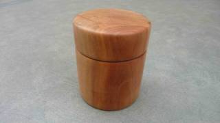 Woodturning  How To Make A Turned Lidded Box [upl. by Tjader]