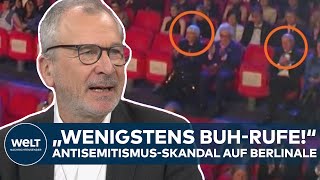 BERLINALE SKANDAL Antisemitische Aussagen und Propaganda Sprüche Publikum klatscht zustimmend [upl. by Drofkcor]