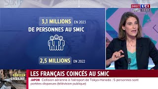 De plus en plus de salariés au Smic  comment expliquer cette augmentation [upl. by Nanis]