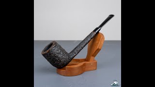 Savinelli Baronet Bruyere Rusticated Canadian Saddle Stem 8003 [upl. by Ziwot685]