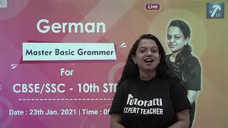 German  CBSE  SSC   9th amp 10th  Tutoratti [upl. by Aihsenet]