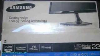 SAMSUNG LED MONITOR S22A300B Unboxing Bangla Language From Bangladesh [upl. by Aizat]