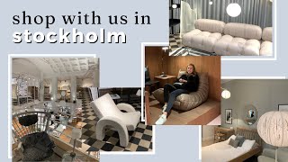 Trip to Sweden  Interior design shopping in Stockholm  American and Swede [upl. by Earla]