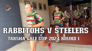 Rabbitohs v Steelers Highlights  2024 Round 1 Tarsha Gale Cup [upl. by Ahsac]