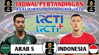 Jadwal Kualifikasi Piala Dunia 2026 Zona Asia  Timnas Indonesia vs Arab Saudi [upl. by Gerhan]